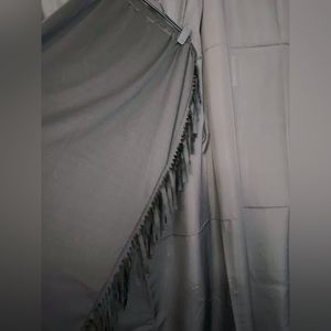 Black 2 piece set skirt crop top